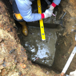 Construction d'un Mur de Soutènement en Blocs de Béton pour un Terrain en Pente Hayange